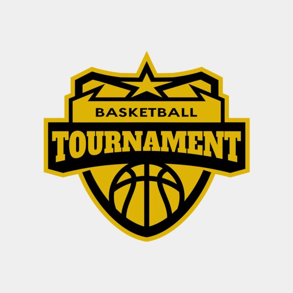 Tournament Basketball logo template 02 Thumbnail